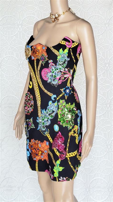 versace heart dress